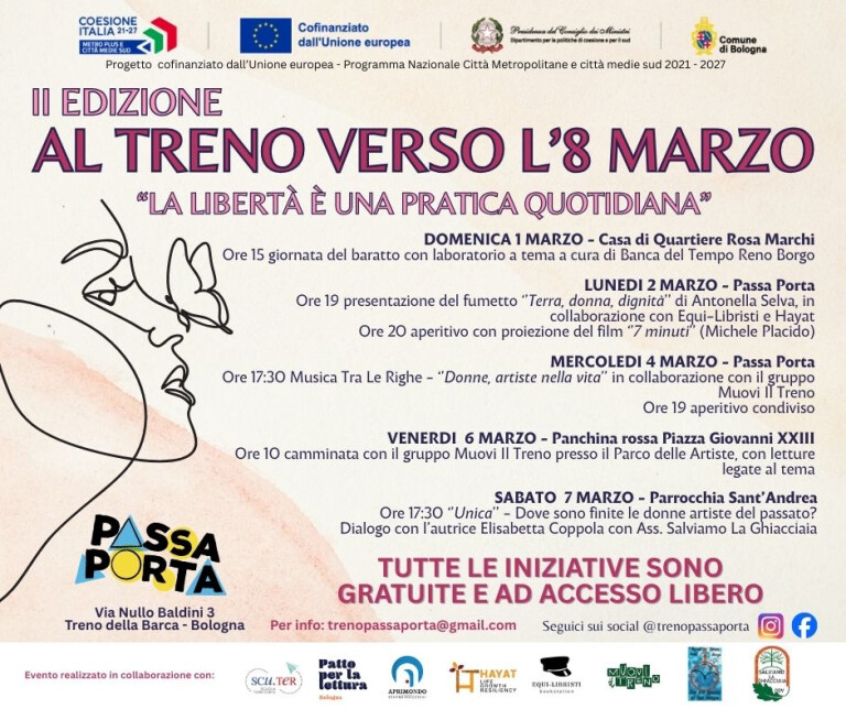 copertina di Al Treno verso l’8 marzo - II edizione