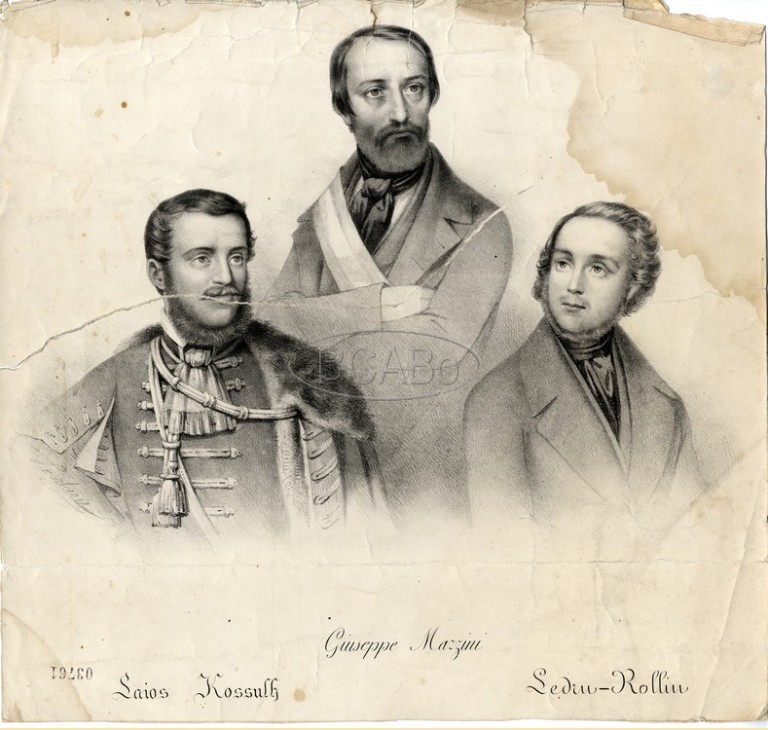 immagine di Mazzini, Kossuth, Ledru-Rollin