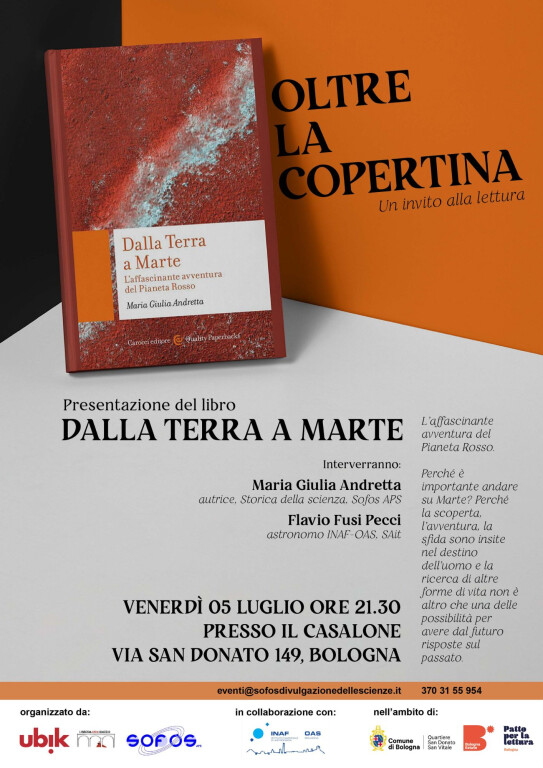 copertina di Dalla Terra a Marte