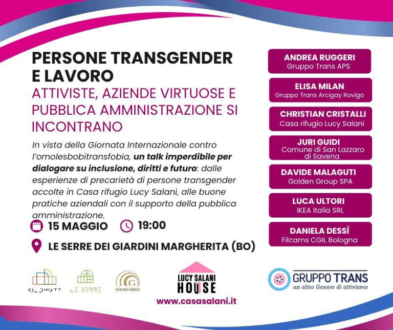 copertina di Persone Transgender e Lavoro
