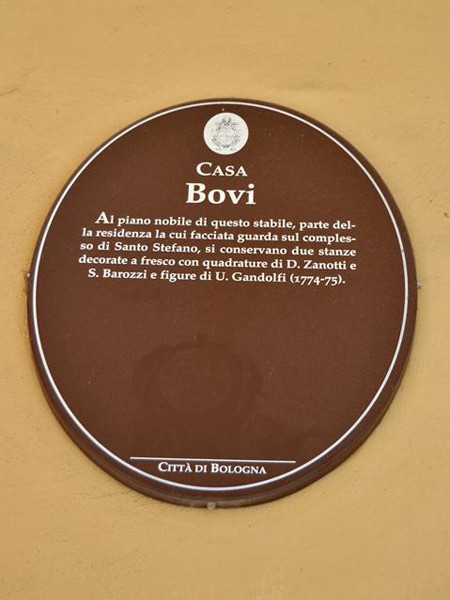 Casa Bovi - via Farini - cartiglio