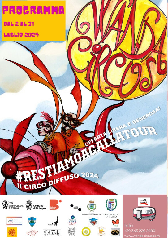 copertina di Festa al Circo con Cocomere e musica