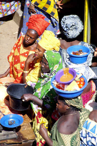 Etnie diverse al mercato di Mopti - Mali - 2003