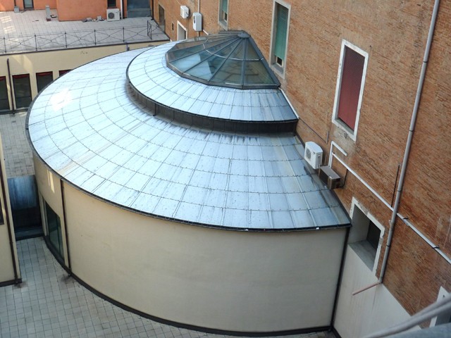 Il tetto dell'Esedra di Sala Borsa - ex Ufficio delle Regie Poste