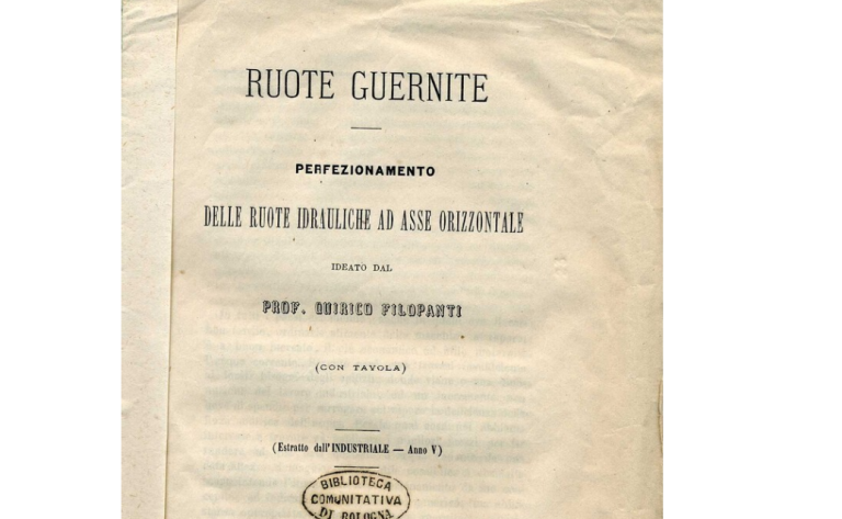 copertina di Ruote guernite perfezionamento delle ruote idrauliche ad asse orizzontale