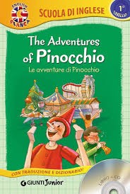 copertina di The adventures of Pinocchio
a cura di Gabriella Ballarin, illustrazioni Giulio Peranzoni, Giunti junior, 2012