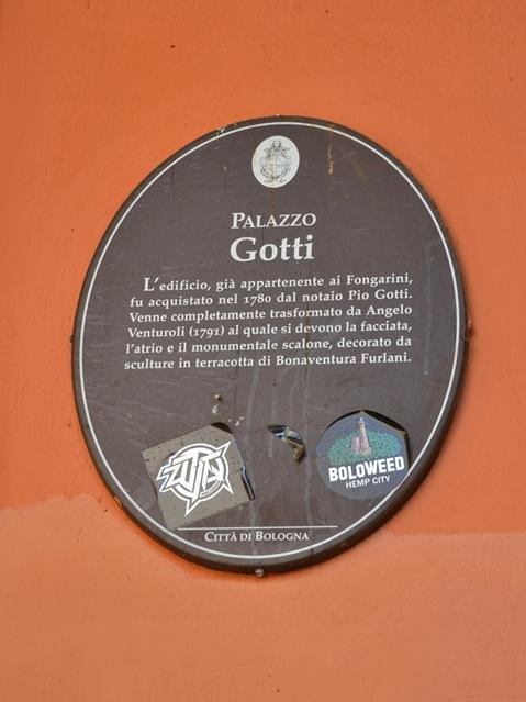 Palazzo Gotti - cartiglio
