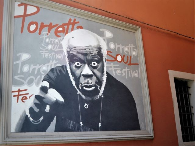 Murale dedicato al Porretta Soul Festival