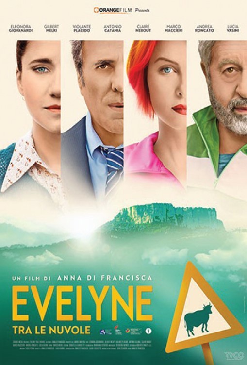 copertina di Evelyne tra le nuvole