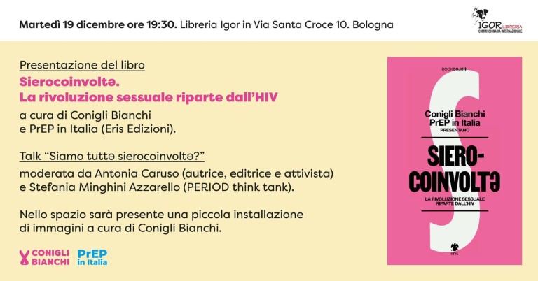 copertina di Sierocoinvoltə - la rivoluzione sessuale riparte dall'HIV