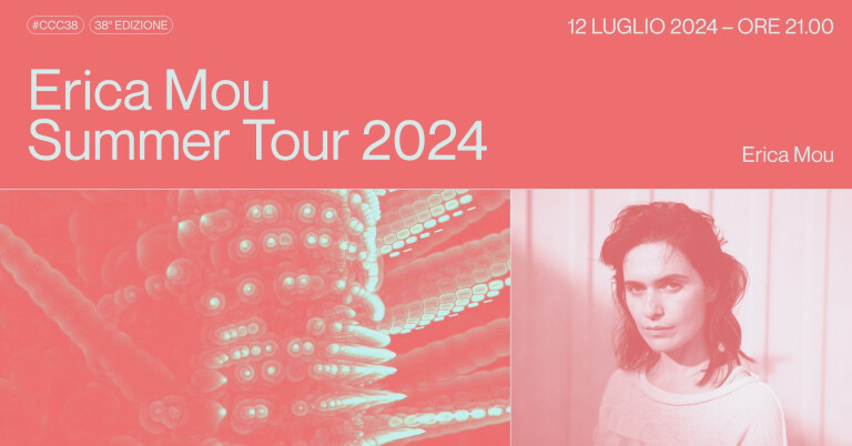 copertina di Erica Mou summer tour 2024 