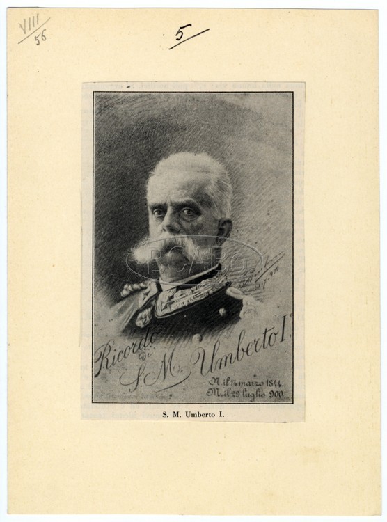 image of Re Umberto I di Savoia