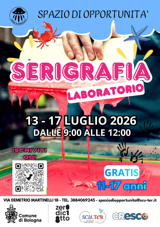 immagine di Laboratorio di Serigrafia - estate di opportunità