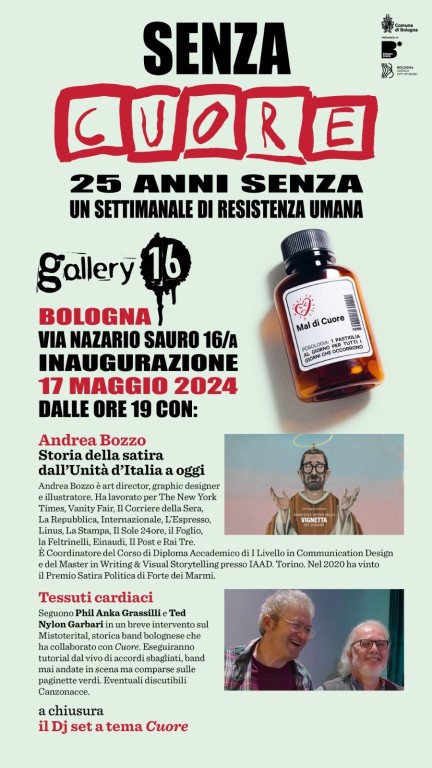 Locandina mostra Cuore Gallery16