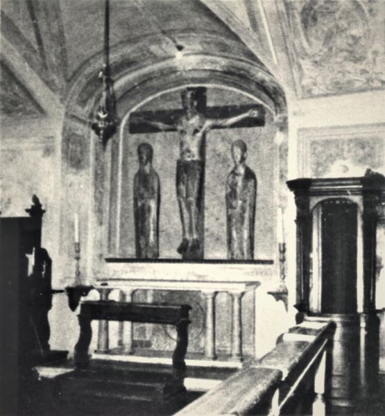La cripta di S. Pietro prima del restauro