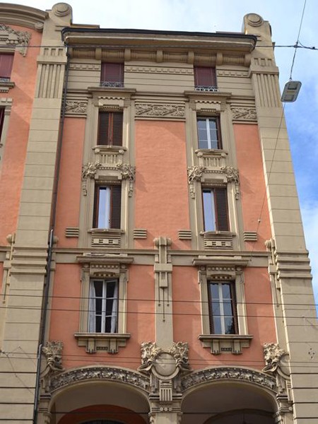 Casa Sanguinetti - facciata - particolare