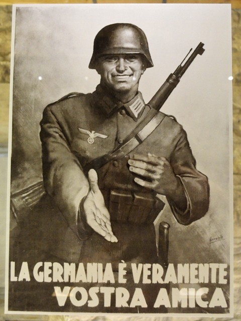 Propaganda di guerra tedesca - Museo della Repubblica di Montefiorino e della Resistenza italiana (MO)