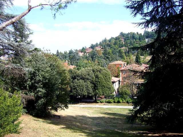 Villa Spada - veduta della collina antistante via Casaglia