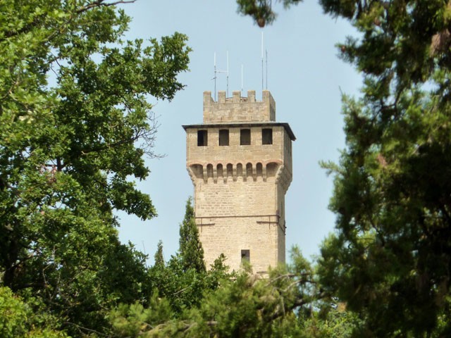 Maschio della Rocca delle Caminate (FO) - il castello fu donato nel 1927 a Mussolini dalla Federazione fascista di Forlì