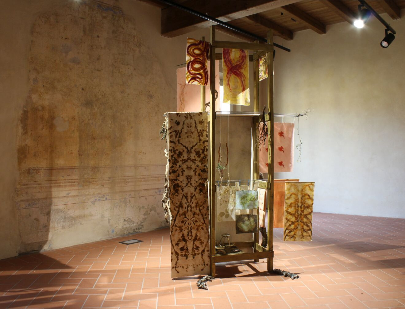 Installation view, Miriam Del Seppia, Processes of unstable chemistry, 2023 2025, Villa Davia