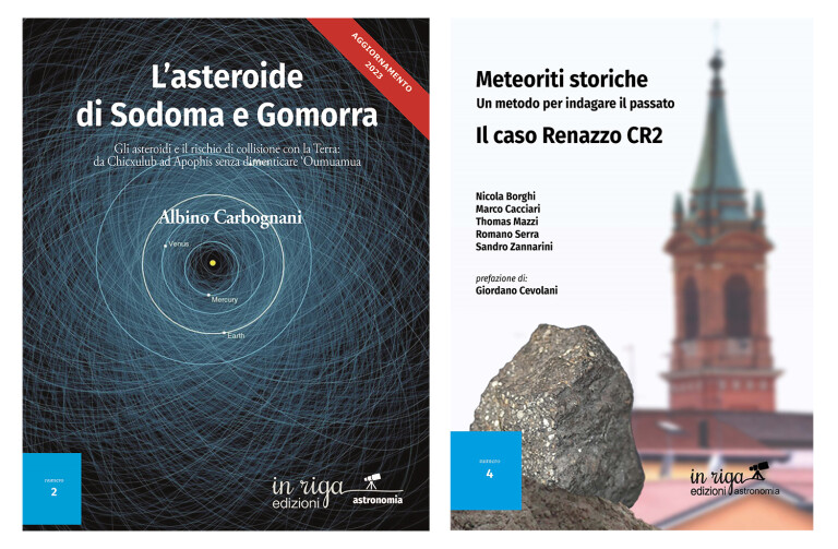 copertina di Asteroidi e meteoriti. I messaggeri del cosmo