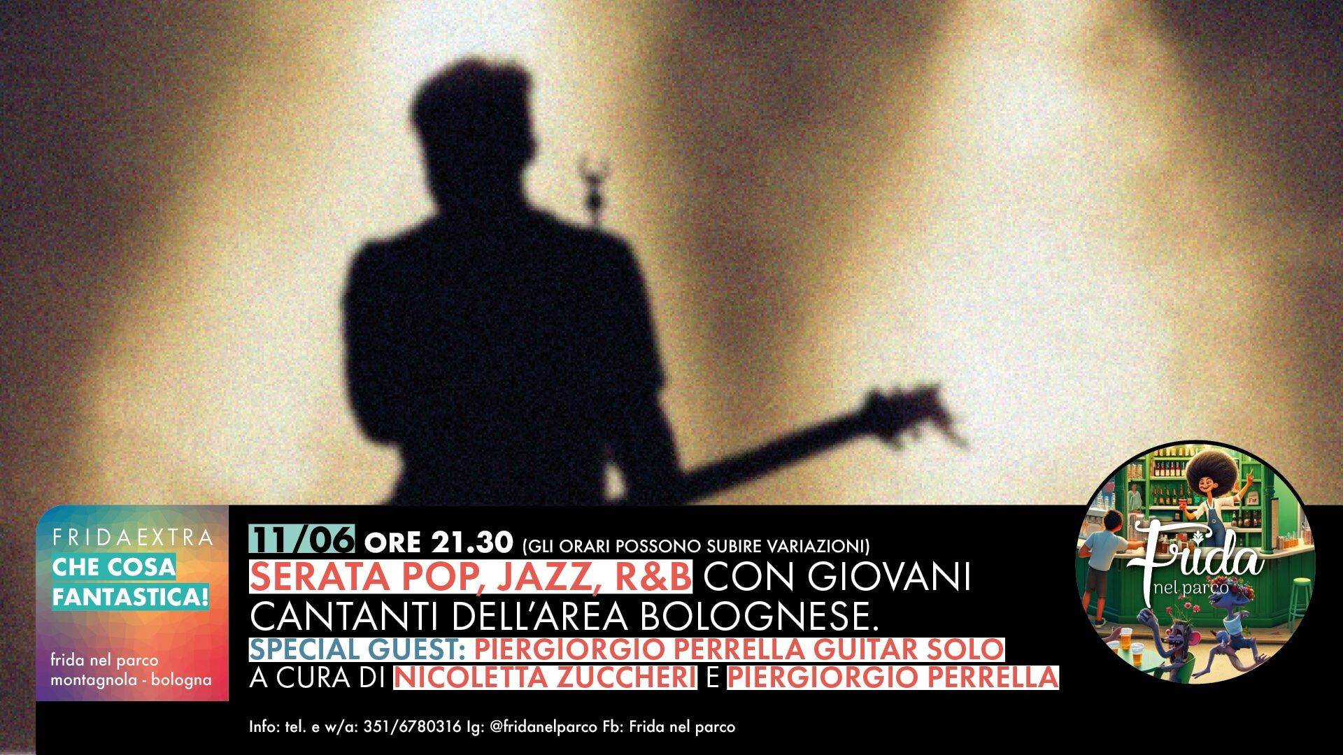 copertina di Serata Pop, Jazz, R&B + Piergiorgio Perrella
