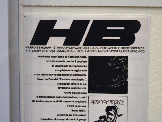 HB semestrale di Harpo's Bazaar - Mostra "Pensatevi liberi. Bologna Rock 1979" - MamBO (BO) - 2019