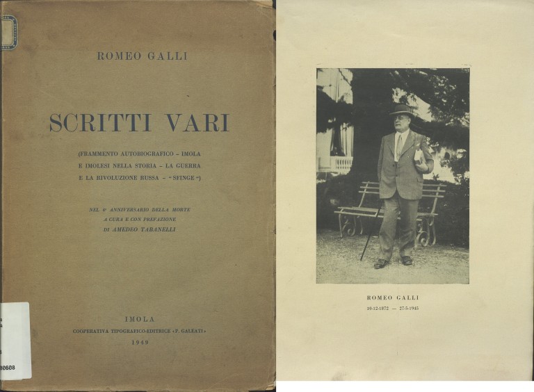 Romeo Galli, Scritti vari (1949)