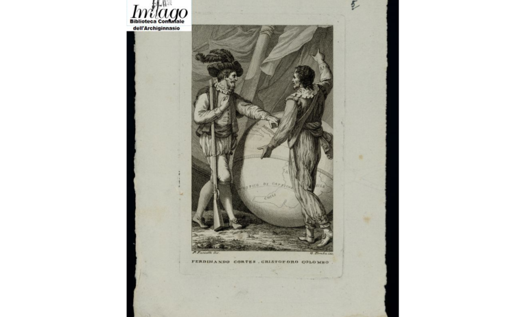 immagine di Ferdinando Cortés e Cristoforo Colombo (1817)