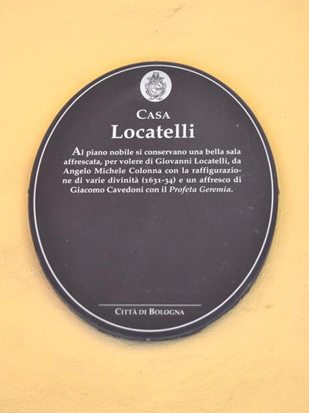Casa Locatelli - cartiglio
