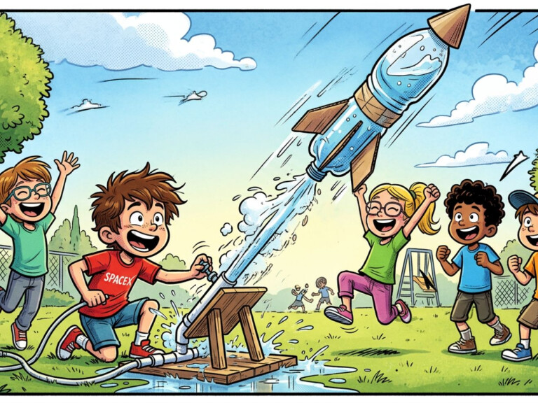 copertina di Pronti al lancio! Costruiamo il nostro razzo spaziale