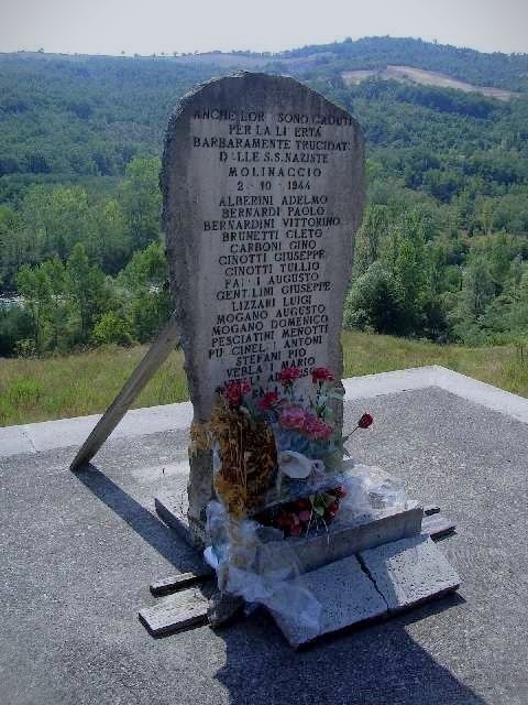 Stele a ricordo dell'eccidio di Molinaccio