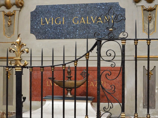 La tomba di Luigi Galvani 