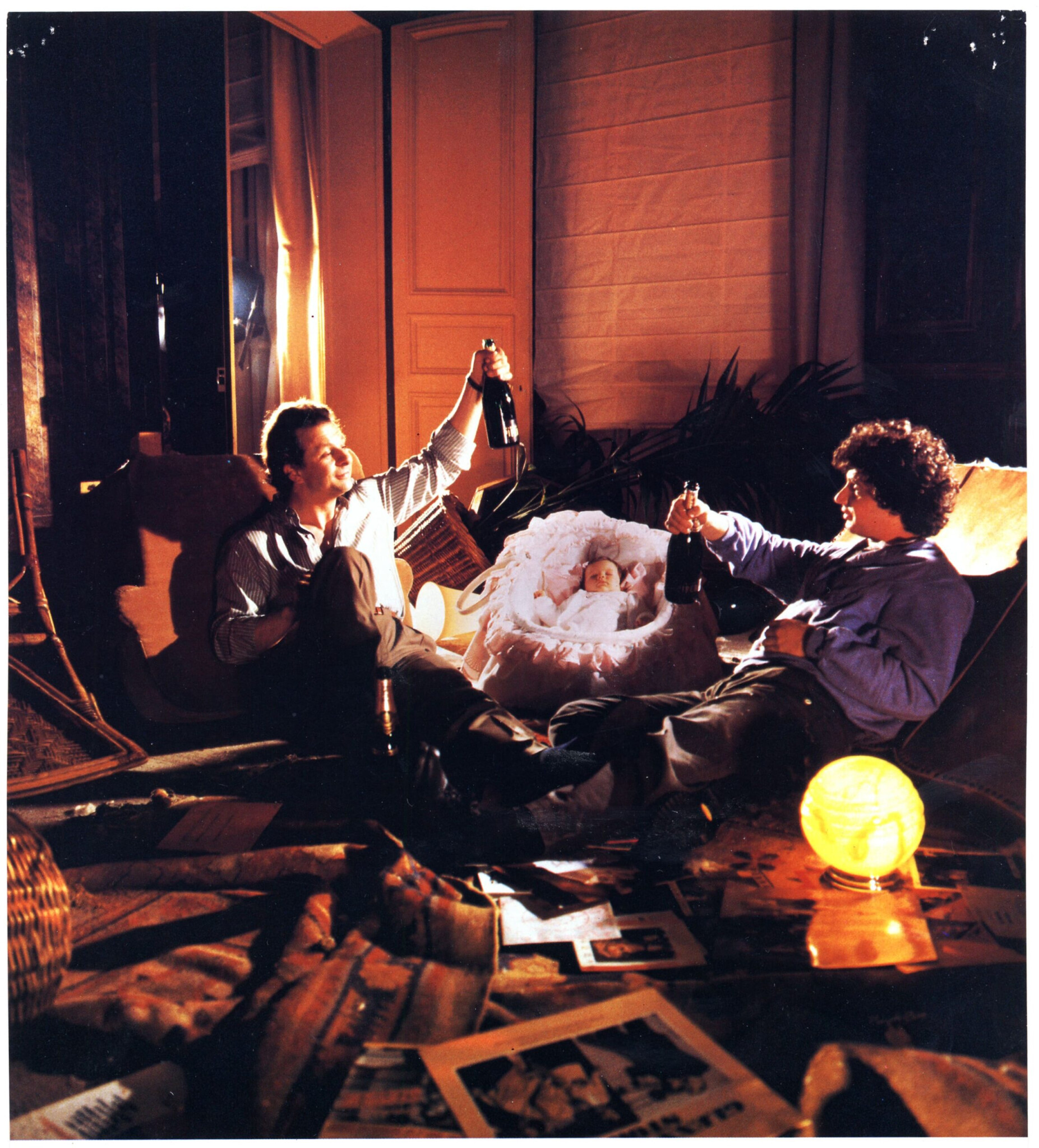 Trois hommes et un couffin