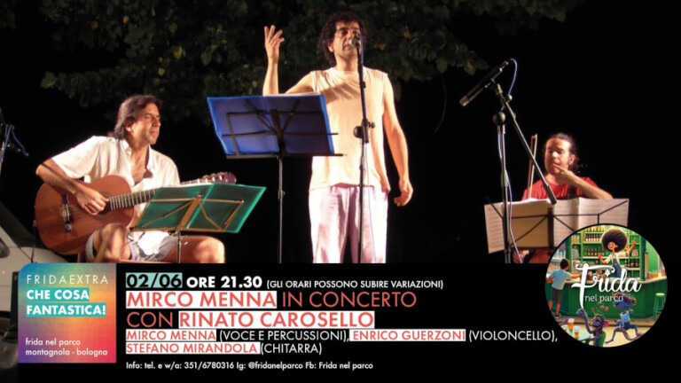 copertina di Mirco Menna in concerto con Rinato Carosello