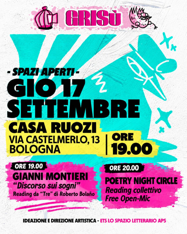 GRISù - FESTIVAL DI SCRITTURE CONTEMPORANEE 2026