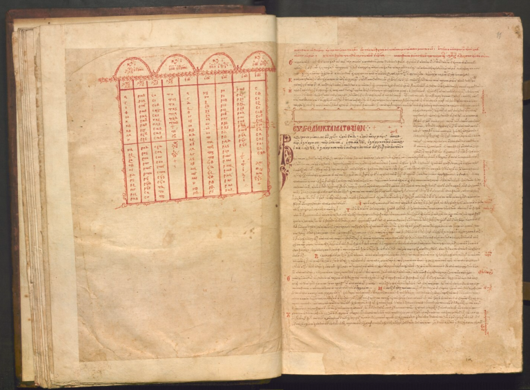 image of Un manoscritto del secolo XIV in lingua greca