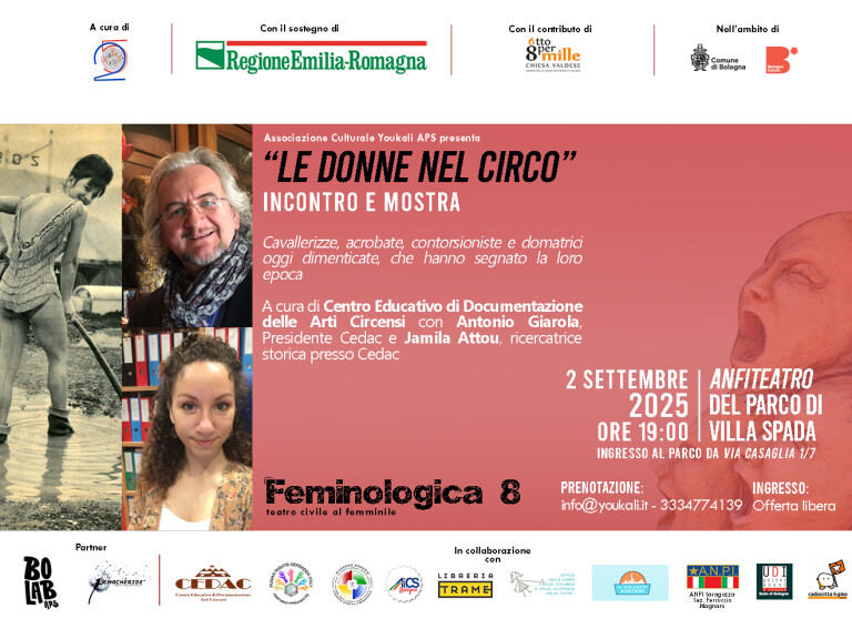 copertina di Le donne nel circo | Inaugurazione mostra
