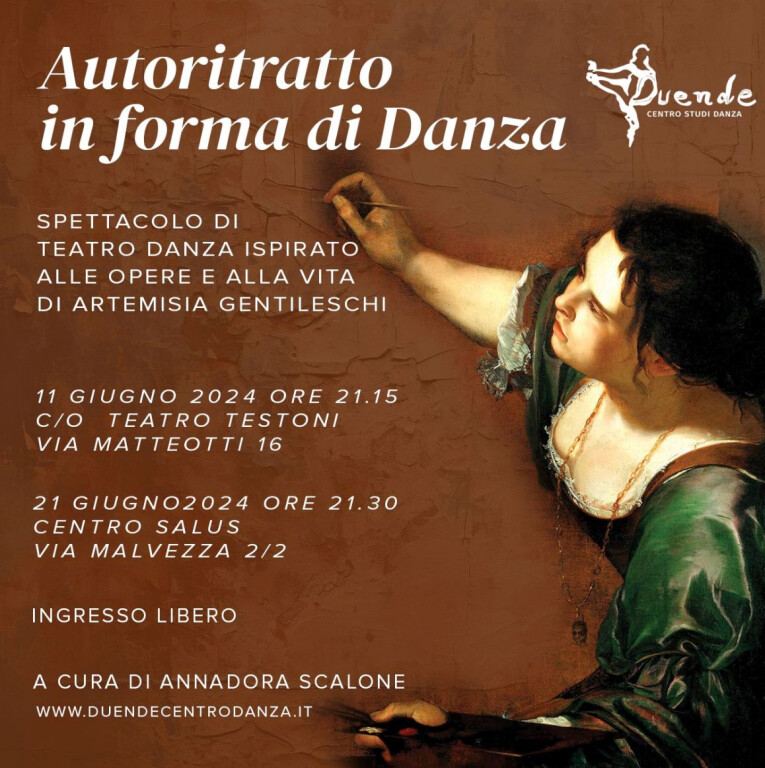 copertina di Prospettiva + Artemisia: Autoritratto in forma di danza