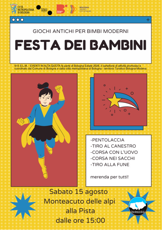 copertina di “Festa dei Bambini” Giochi antichi per bambini moderni
