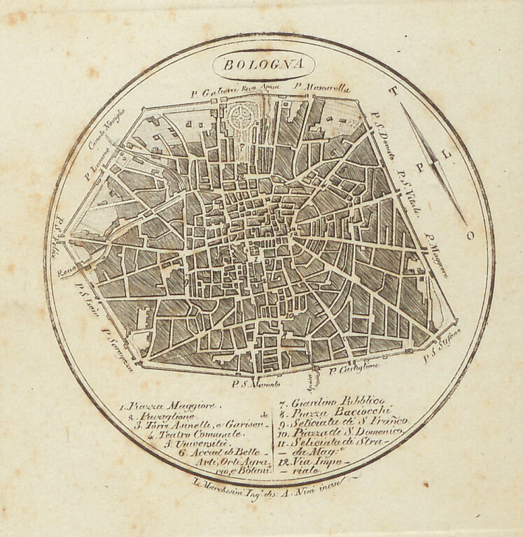 Guida del forestiere per la città di Bologna e suoi sobborghi