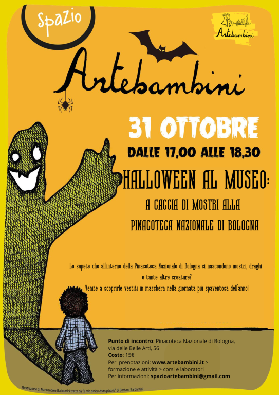 copertina di Halloween al museo