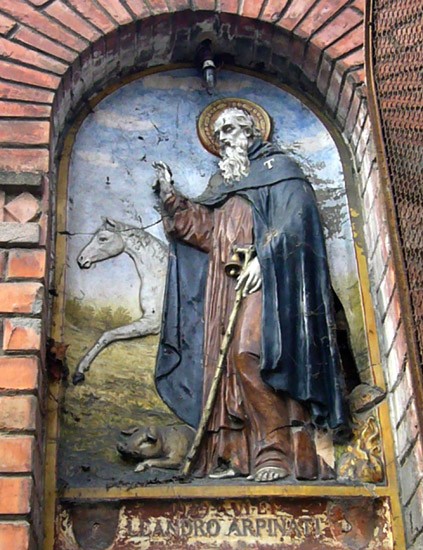 Edicola con Sant'Antonio abate 