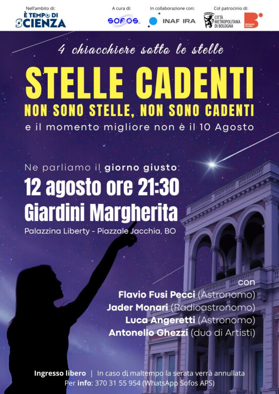 Chiacchiere sotto le stelle. Le stelle cadenti non sono stelle e non sono cadenti