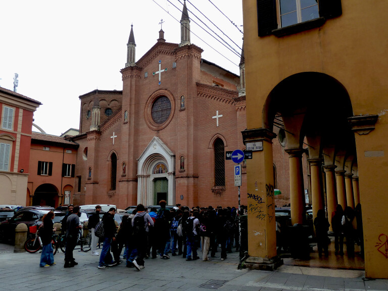 BOLOGNA Piazza San Martino Manifestazione pro Palestina