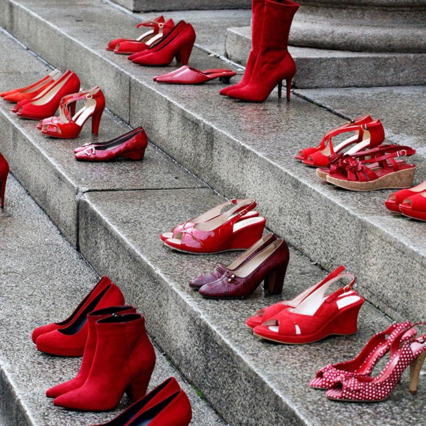 scarpe rosso simbolo