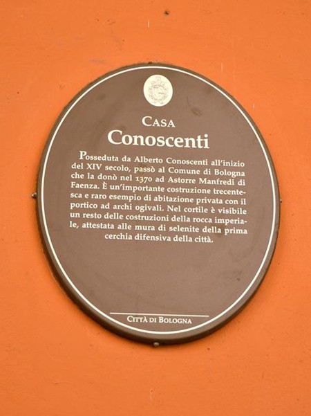 Casa Conoscenti - cartiglio