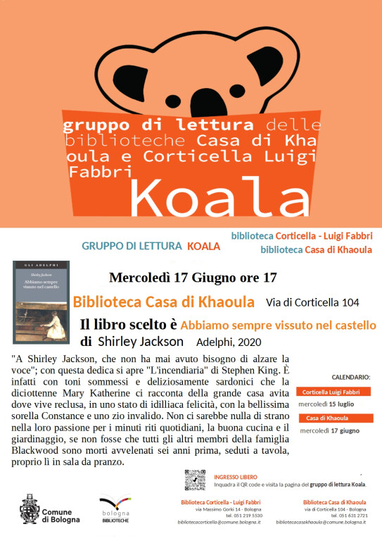 gruppo lettura Giugno 2026 Kaoula 2026