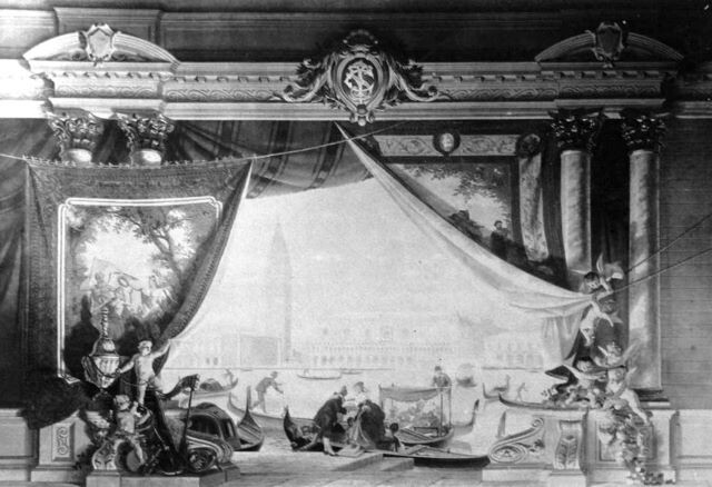 Sipario del Teatro Carignano (TO)