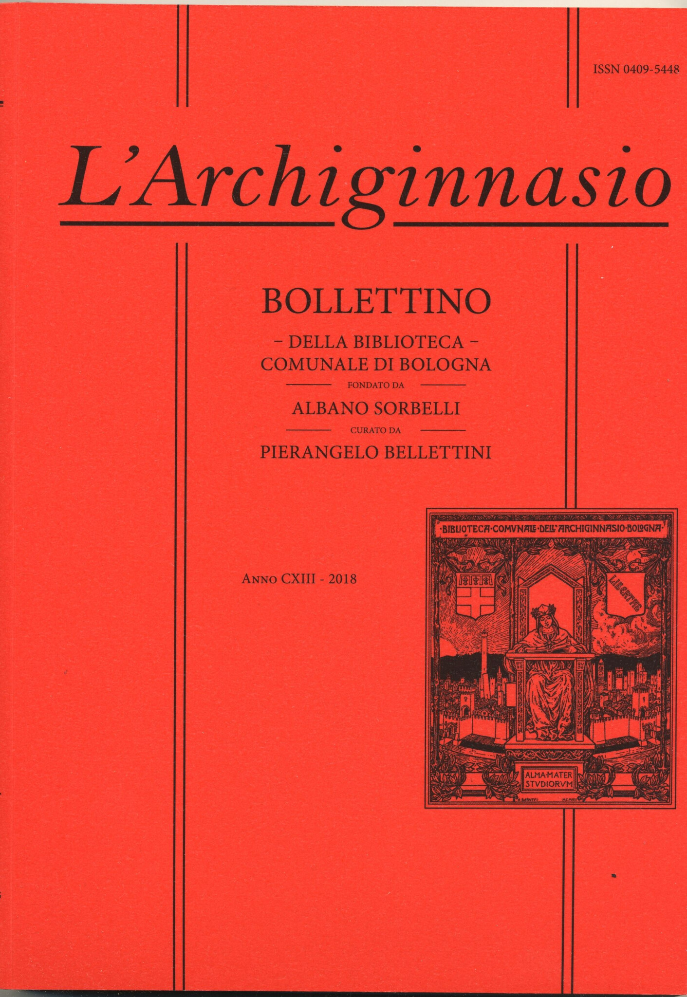 cover of L'Archiginnasio